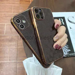 Designer Phone Cases for Iphone 15 pro max 14 plus 13 mini 11 12 Xr X Xs Max 8 7 Plus luxury Metallic Lock PU Leather Cover