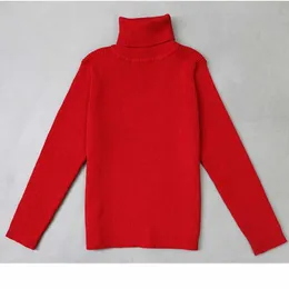 Pullover 2022 Autumn Baby Boys Girls Turtleneck Sweaters Sweater Kids Sweaters For Winter Sticked Bottoming Boys Sweaters Vetement Enfant L23121511