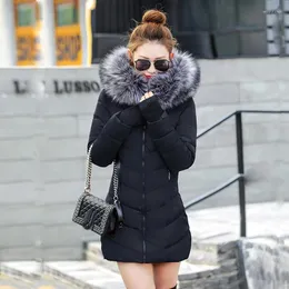 Women's Trench Coats Women X-long Oversize Blue Down Jackets Thick Casual With Fur Epaulet 2023 Winter Female Hooded Solid Piumini Donna