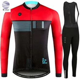 SPTGRVO LAIRSCHDA 2020 PRO WINTER THERMAL FLEECEサイクリング服メンズ長袖ジャージースーツMTB自転車衣類SET279T