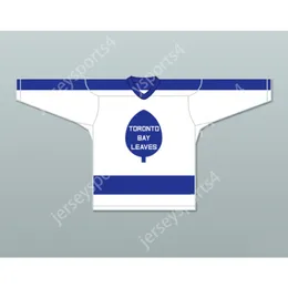 Maßgeschneidertes WEISSES BILLY STEMHOVILICHSKI 27 TORONTO BAY LEAVES HOCKEY-JERSEY, NEU, oben genäht S-M-L-XL-XXL-3XL-4XL-5XL-6XL