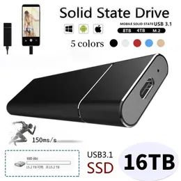 Fährt neue tragbare SSD 1 TB Externe Feststoffmassenmassenmassenmassenkapazität für Massenverzögerungsmittel typec für Computer/Laptop/Mac USB 3.1