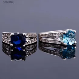 Anello solitario Torre romantica 2019 Nuovo anello da donna CZ Cubic Zirconia Accessori di lusso Amanti Pietra singola Prenotazione Regalo Moda vintageL231220