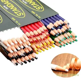 12Pcs Peel off China Markers Grease Pencils for Mechanical Wax Pencil Marking Vinyl Metal Wood Paper Fabrics 231220