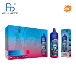 Caneta Vape descartável original de fábrica Fumot RandM Tornado 9000 sopros com 53 sabores disponíveis