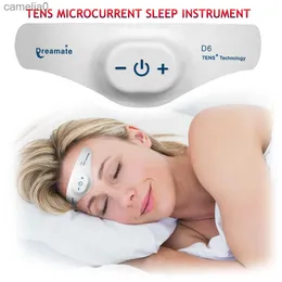 Electric Massagers Electric Massager Linda huvudvärk och migrän TENS Mikrourrent Sleep Aid Insomnia Sleeping Instrument Decompressionl231220