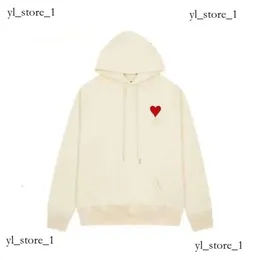 Männlicher Ami-Hoodie und weiblicher Ami-Pullover Hochwertiger Pull-Ami-Pullover Red Love Winter-Rundhalspullover Paar Sweatshirts 6199