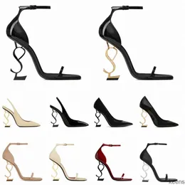 Elegant High Heels Designer Ylity Retro einfache Feste Farbe Sandalen Mode All-in-One Fine Kleid Schuhe Klassische Casual Slipper Square Head Bankett Party