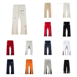 Gall Pantaloni Jeans da Uomo Gallerie Sweat Depts Maculato Lettera Stampa Pantaloni da Donna da Uomo Coppia Allentati Versatili Casual Dritto 7wb5