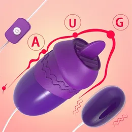 Eier Kugel Vibrierende Eier Tragbare Größe Vibrator Zunge Oral Lecken G-punkt Vagina Klitoris Stimulator Sex Spielzeug für Erwachsene 231219