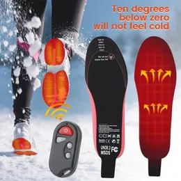 Schuhteile-Zubehör, USB-beheizte Schuheinlagen, Fußwärmer, Socken-Pad-Matte, elektrische Heizung, Schuheinlagen, Outdoor-Fernbedienung, waschbare Thermo-Einlegesohlen, 231219