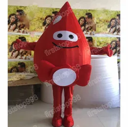 Cadılar Bayramı Blood Drops Maskot Kostüm Karikatür Anime Tema Karakter Unisex Yetişkinler Boyut Reklam Planları Noel Partisi Açık Mekan Kıyafet Takım