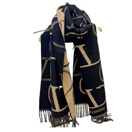 2023 Explosion Scarf Shawl High-end Designer Women's Cashmere Scarf Letter V Print Winter Outdoor Warm Scarf Shawl Men's Warm Long Shawl Luxury Fashion Casual Scarf