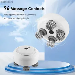 Electric massagers Scalp Head Hair Massager Electric Health Care Antistress Relax Body Massagem Deep Saude Tissue Prevent Body Massage Mini ScalpL231220