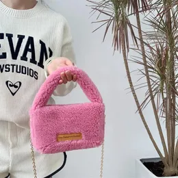 Bolsos de noche Bolso pequeño retro para mujer 2023 Diseñador de moda Bolsos de tendencia Bolsos de felpa suave Embrague femenino y monederos Bolsa lateral Bolsa de damas