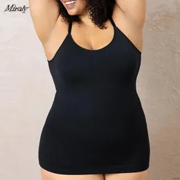 Kesintisiz Shapewear Camisole tank üstleri Kadınlar için Kepçe Boyun Bel Compon Control Bodyshaper Sıkıştırma Üst yelek gömlek gövde şekillendirici 231220