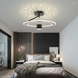 Lampadari Modern Luxury LED Plafoniera Soggiorno Sala da pranzo Camera da letto principale Home Decor per interni Apparecchio dimmerabile Oro Nero