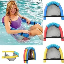 Accessories Wholesale Creative Noodle Swimming Seat Pool Floating Bed Recreation Chair Water Amazing Floating Funny Multi Colors Random Color