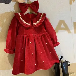 Girl's Dresses Girls 'Winter New Style Baby Girls' Bow Chenille Velvet Princess Dress Shiny Elegant Dress New Year Dress