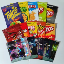 Venta al por mayor chips de bocadillos bolsas de paquete mylar takis medicados volantes crema cheddar queso barbacoa doweedos funyuns picante nacho flamin embalaje caliente