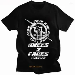 Homens Camisetas Engraçado Cm Punk Camisa Homens Mulheres Americano Profissional Wrestler Moda Camisetas Masculino Camiseta Hipster Kawaii Roupas