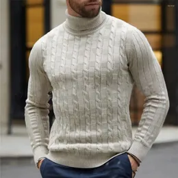 Мужские свитера мужчины зимнее теплое флиновое флис Слим -подсадка водолазки с длинным рукавом.