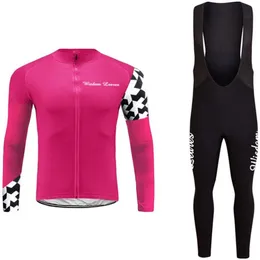 Bilgelik Unisex Bisiklet Jersey Set Ropa Ciclismo Maillot Serin Bisiklet Forması Setleri Nefes Alabilir MTB Giyim 2020 Yeni Sonbahar2430