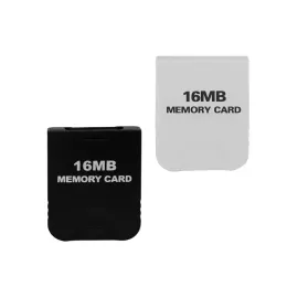 Cartão de memória gc de jogo preto e branco de 16mb para ngc gamecube wii console sistema de armazenamento de alta velocidade navio rápido ll