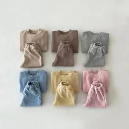 Autumn Children s Suits Baby Boys Girls Clothover Tops Pant Sportwear Toddler Sweatshirt Infantil Outfit Set tröja 231220
