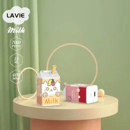 Os mais novos produtos Vape Lavie Milk 7000puffs descartáveis e-cigarros malha 600mAh bateria recarregável