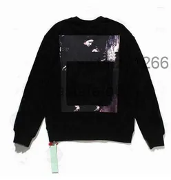 Męskie białe z kapturem z kapturem mężczyźni Mężczyznerzy Women Projektanci Hooded Skateboard Street Pullover Bluza Bluza Ubrania Zwyciężone przestępstwo OPIR 05WY