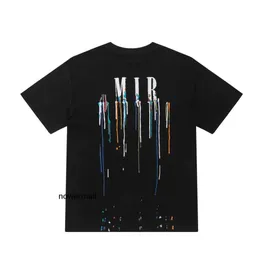 Tees kvinnor tshirt amari mode amiiri män amirl lyxdesigner amirlies begränsad upplaga par am street wear amis varumärke skjorta splashink imiri brev tryck ktky