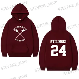 Męskie bluzy bluzy męskie bluzy z kapturem nastolatka wilk bluza bluza męska stilinski 24 Lahey McCall pullover bluza męska nadruk z kapturem Hip Hop Bluies Streetwear T231220