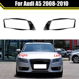 Auto obudowa dla Audi A5 2008 2009 2010 Ochrona samochodu przedniego szklanego reflektora głowica Light Caps Lamp Lampa Shell