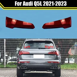 Audi Q5L 2021 2022 2023 Araç Şeffaf Lampade Lampcover Lambası Gölgesi Arka lamba Kapak Cam lens Taillamp Kabuğu