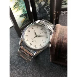 Omegwatch Luxury Designer Omegwatches Quartz Watch Men's Three Needle Watch med Centennial Alloy Steel Case och kalenderfunktion