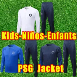 enfants أطفال طويلة الأكمام mbappe hakimi messiss soccer tracksuits sergio ramos 22 23 2022 2023 marquinhos verratti hakimi maillot foot coat