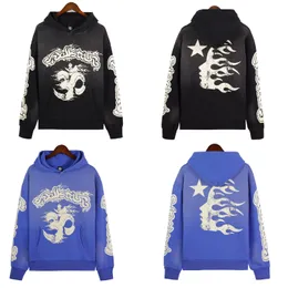 Hellstar Hoodie Mens Hoodie Fashion Sweatshirts Portrait High Street Sweatshirt Classic Print Loose Woman Hoody Sweater Tops S-XL