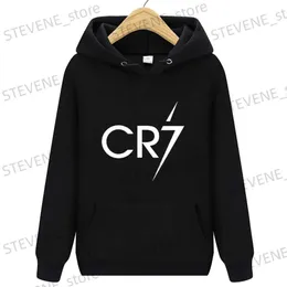 Herren Hoodies Sweatshirts Cristiano Ronaldo Hoodie CR7 Print Streetwear Fußballstar Männer Frauen Mode Sweatshirts Hoodies Tops Pullover T231220