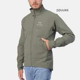 Designer Arcterys Jaqueta masculina Outerwea Canadá Jaquetas técnicas ao ar livre Gamma LT Outdoor masculina à prova de vento Soft Shell Sprinkler Jacket 17308 17307