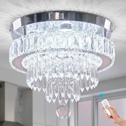 Люстры Люстра 11,8 дюйма современный полузаподлицо потолочный светильник светодиодный для спальни столовая прихожая гостиная
