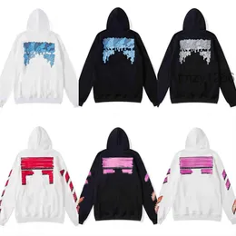 Tasarımcı Erkek ve Kadın Hoodie Sweatshirt Hip Hop Beyaz Külot Kapşonlu Kapşonlu High Street Hoodies Kalite Uzun Kollu Moda Moda Modaya Dönüş