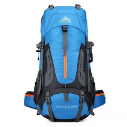 Outdoor Bags 70L Camping Backpack Men's Travel Bag Climbing Rucksack Large Hiking Storage Pack Outdoor Mountaineering Sports Shoulder Bags 231219