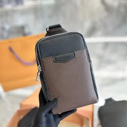 10a Luxurys Man Açık Sling Çanta Kadın Çapraz Tasarımcı Gerçek Deri Göğüs Omuz Çantaları Moda Bumbag Bel Kuşağı Çanta Çanta Debriyaj Tote Serseri Bag Siyah Çiçek