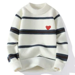 Pullover Damen Designer Pullover Frau Herren Pullover Gestreiftes Herz Hochwertiger Paar Pullover 3ACT9