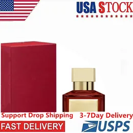 Frete grátis para os EUA em 3-7 dias Perfume de alta qualidade 70ml Eau De Parfum Paris Fragrância Homem Mulher Colônia Spray Cheiro de longa duração