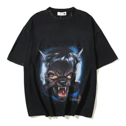 24SS US Size Tees T-shirts Men Printed Designer Shirt Street fit Shorts Sleeve Hellstar Tee