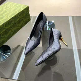 Elbise ayakkabıları kadın klasik sivri uçlu yüksek topuklu ayakkabılar birbirine bağlı sandaletler parti düğün topuklu marka ayakkabı