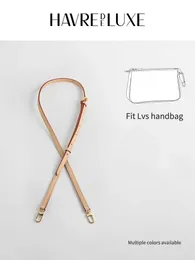 Bag Parts Accessories bag shoulder strap vegetable tanned leather colorchanging replacement wide crossbody accessories 231219