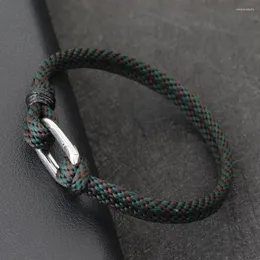 أساور سحر نتوش الموضة سوار رجال الربيع الصيد طبقة مزدوجة حبل Braclet Homme هدية له الإكسسوارات الترفيهية Pulseras الفقرة